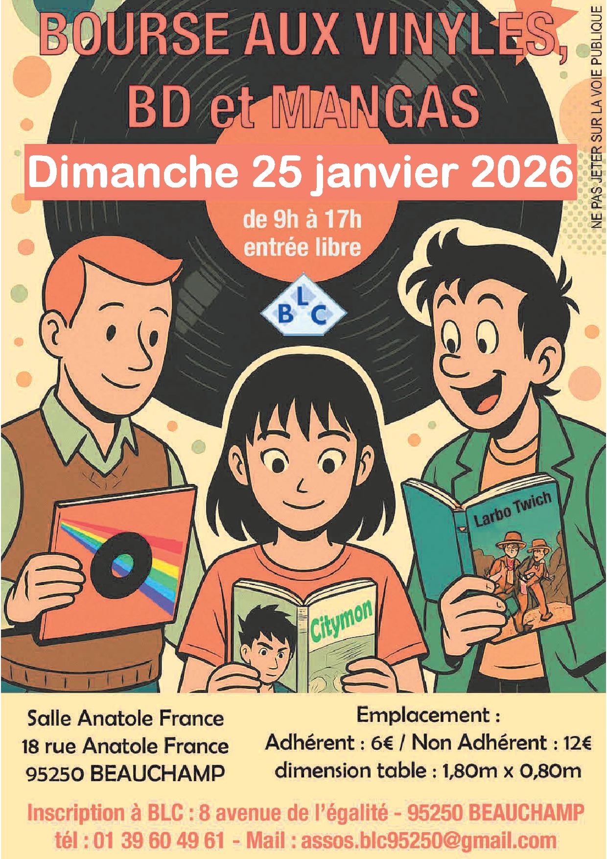Bourse aux vinyles Beauchamp 2026