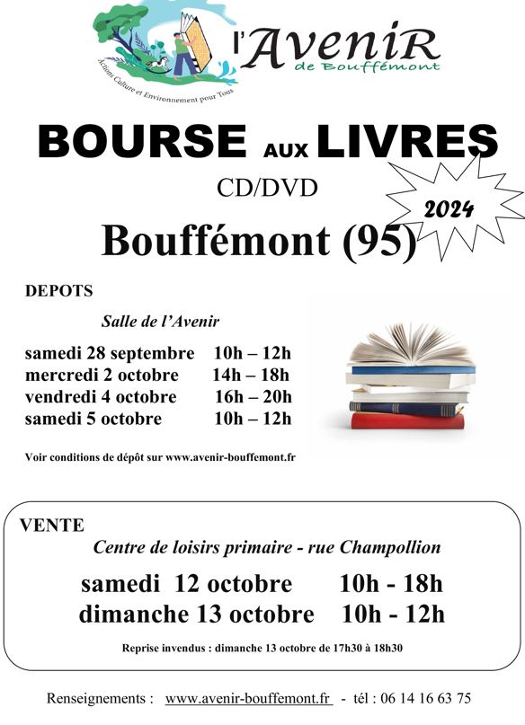 Bourse aux livres Bouffémont 2024