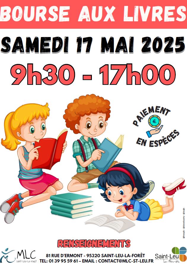 Bouse aux livres 17 mai 2025 à Saint-Leu-la-Forêt