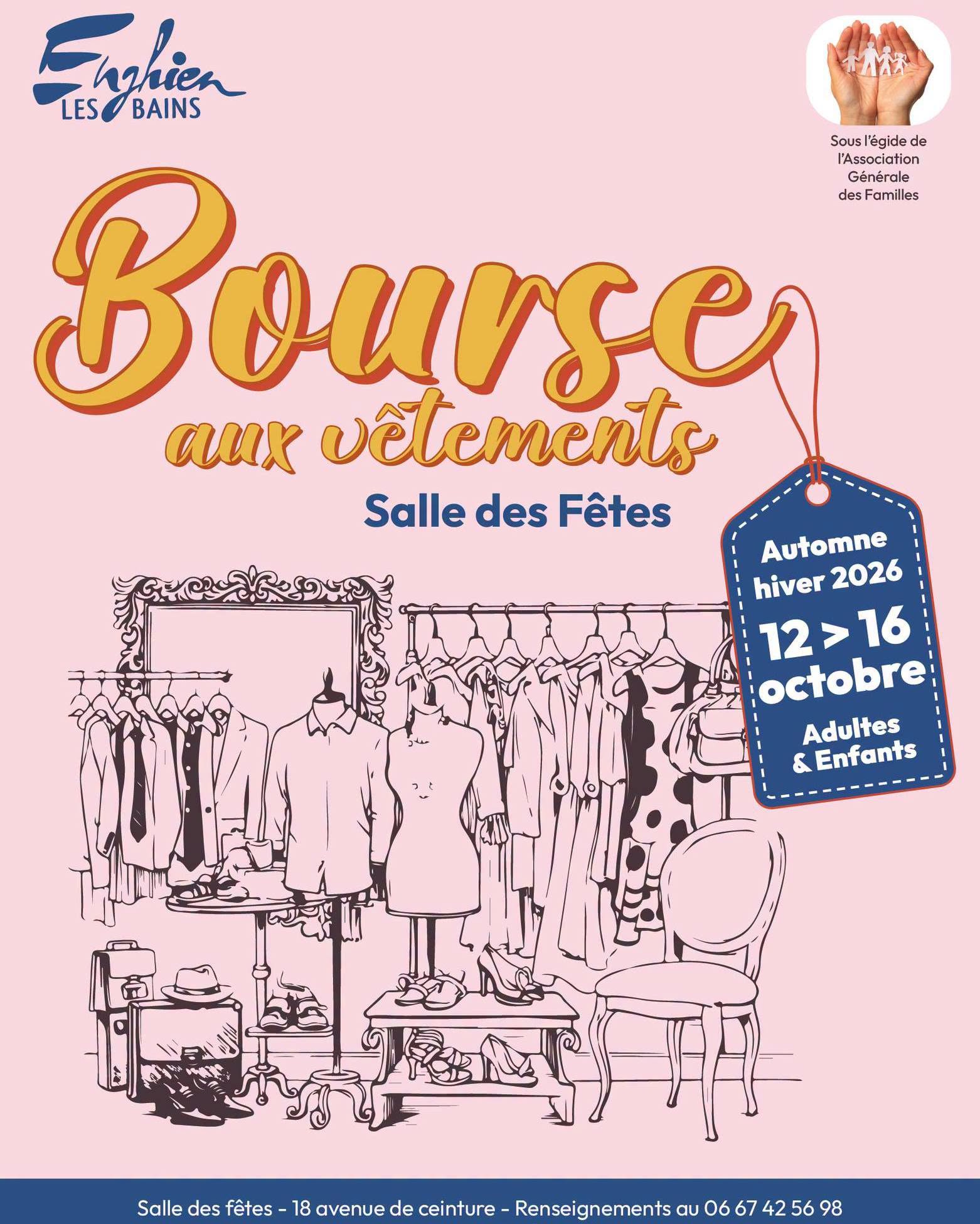 Bourse aux v&ecirc;tements 2026 - Enghien