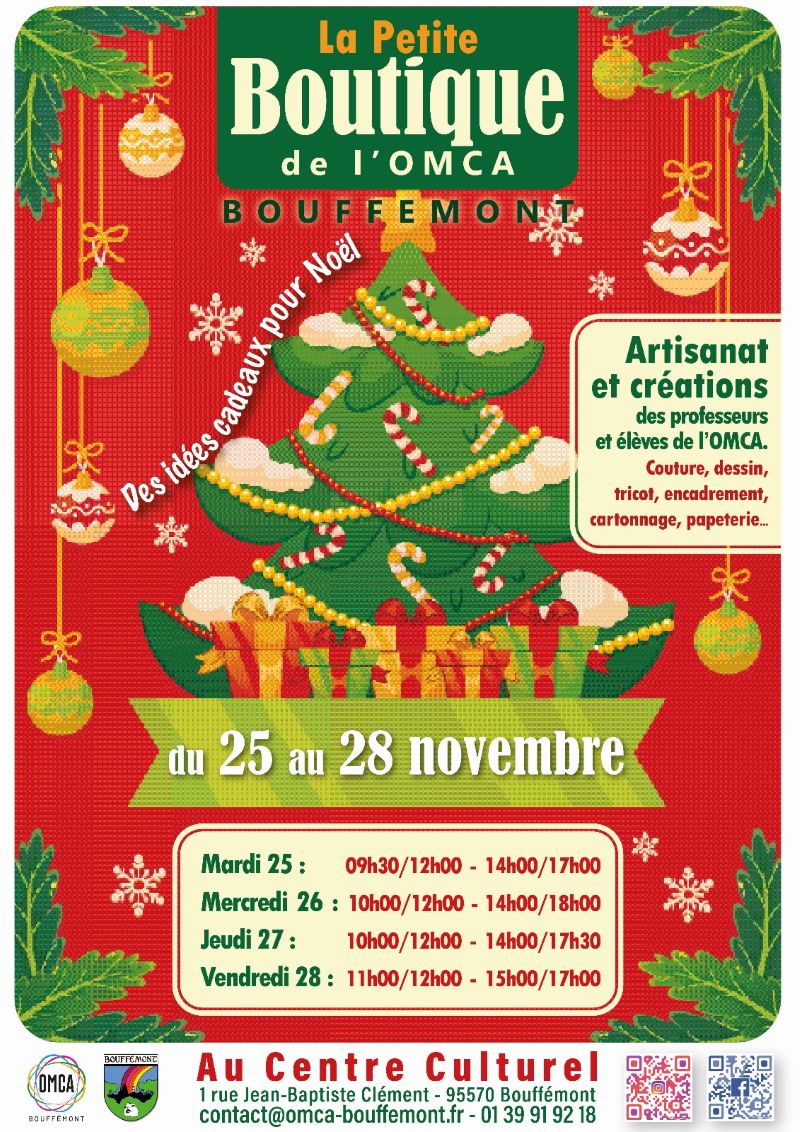 La petite boutique de l'OMCA 2025