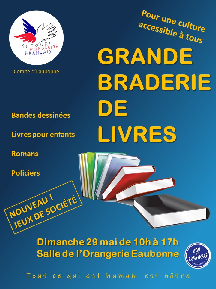 Grande braderie de livres - Eaubonne - 2022