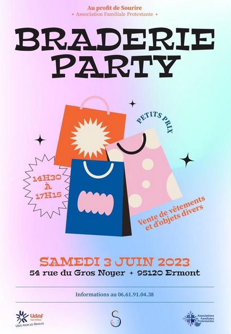 Braderie Party - 3 juin 2023 Ermont