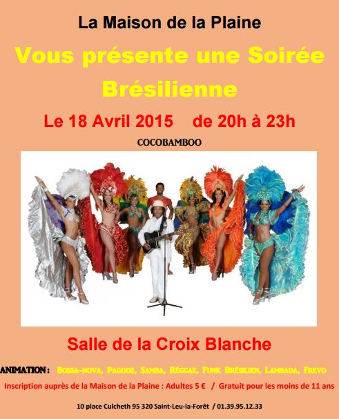 soiree brésilienne à Saint-Leu-la-Forêt