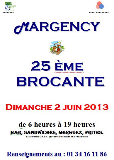 BROCANTE A MARGENCY