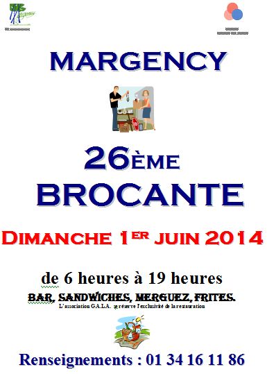 BROCANTE A MARGENCY