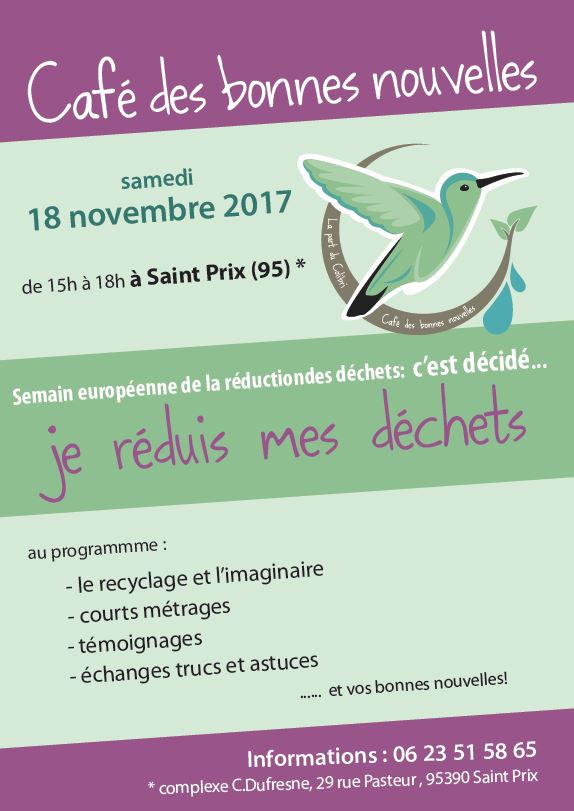 Café des Bonnes Nouvelles 18 novembre 2017