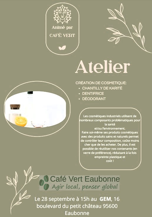 Atelier Café vert Eaubonne