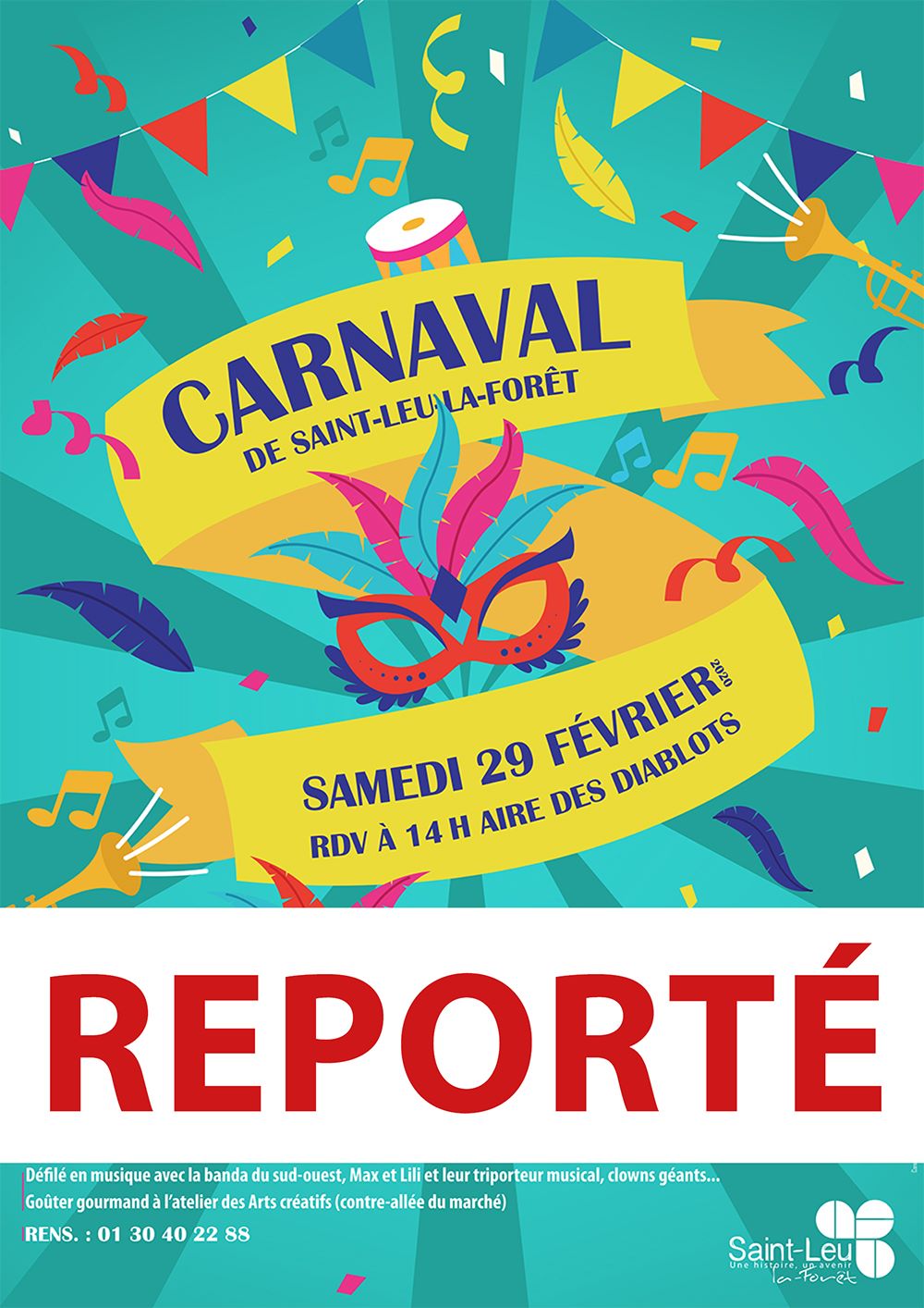 Carnaval reporté !