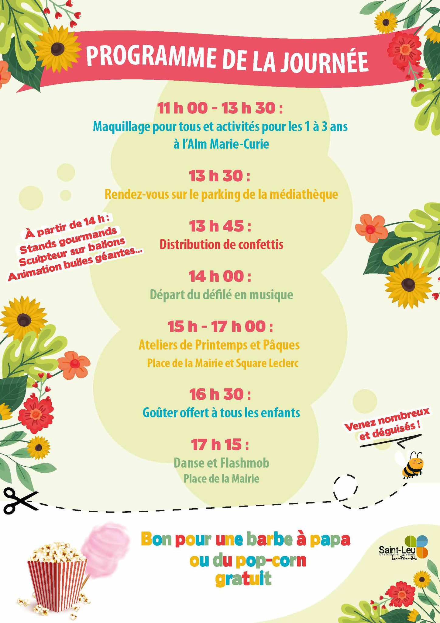 Programme carnaval saint-leu 2022