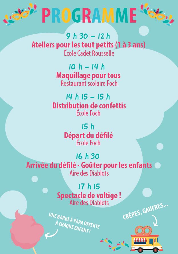 Programme Carnaval Saint-Leu 2024