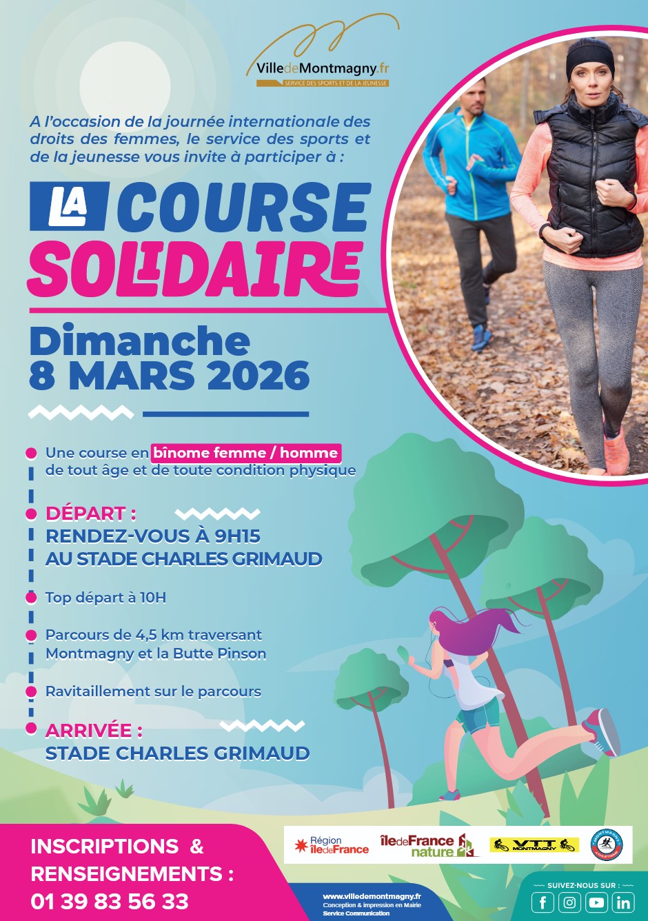 Course solidaire Montmagny - 8 mars 2026