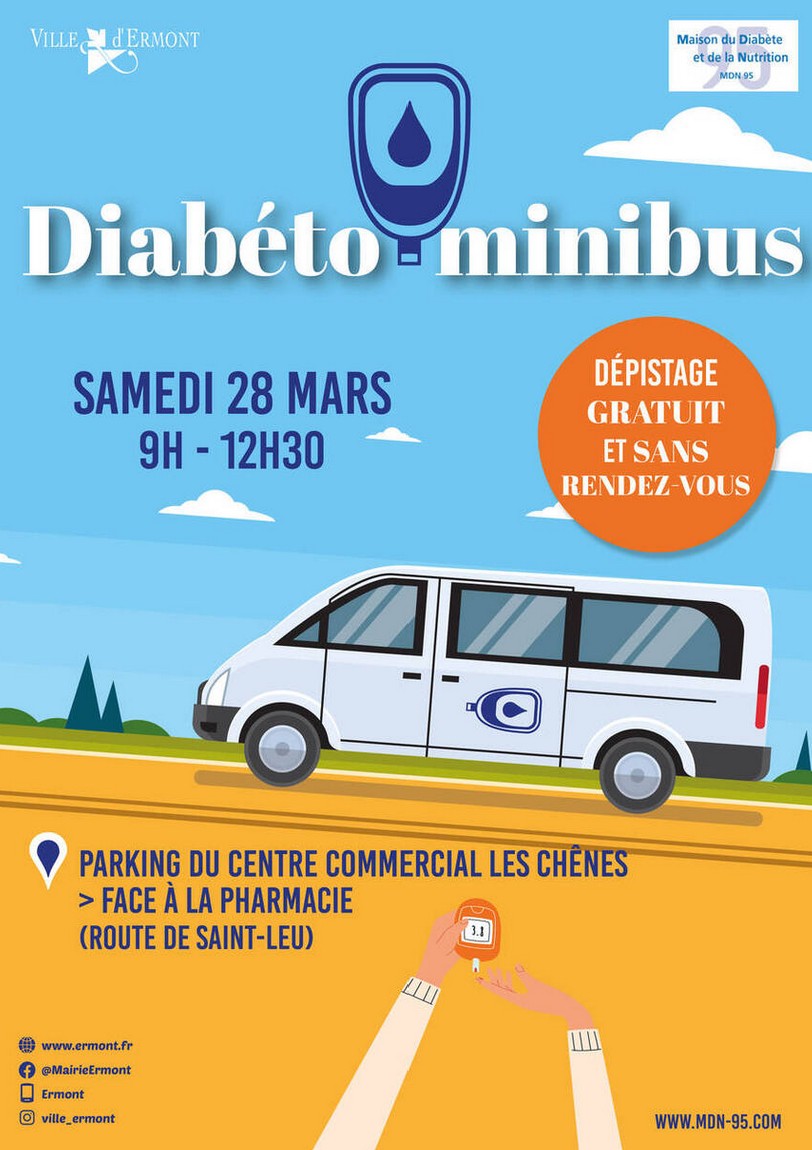 Diab&eacute;to-minibus - Ermont 28 mars 2026