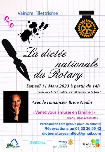 dictée Rotary à Saint-Leu le 11 mars 2023