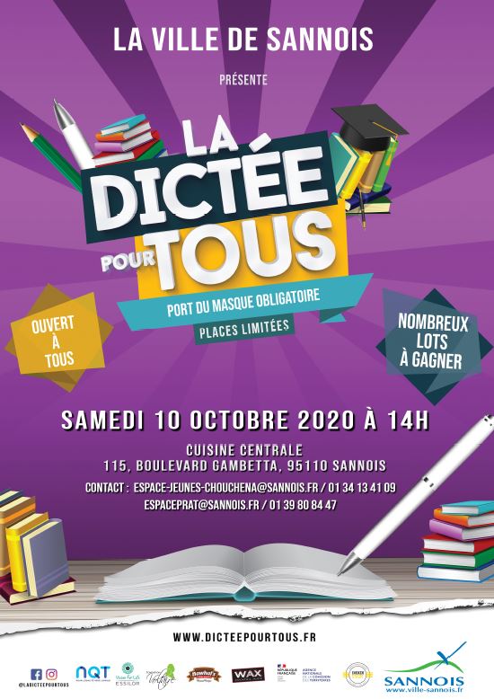 Dictée pour tous - Sannois 2020