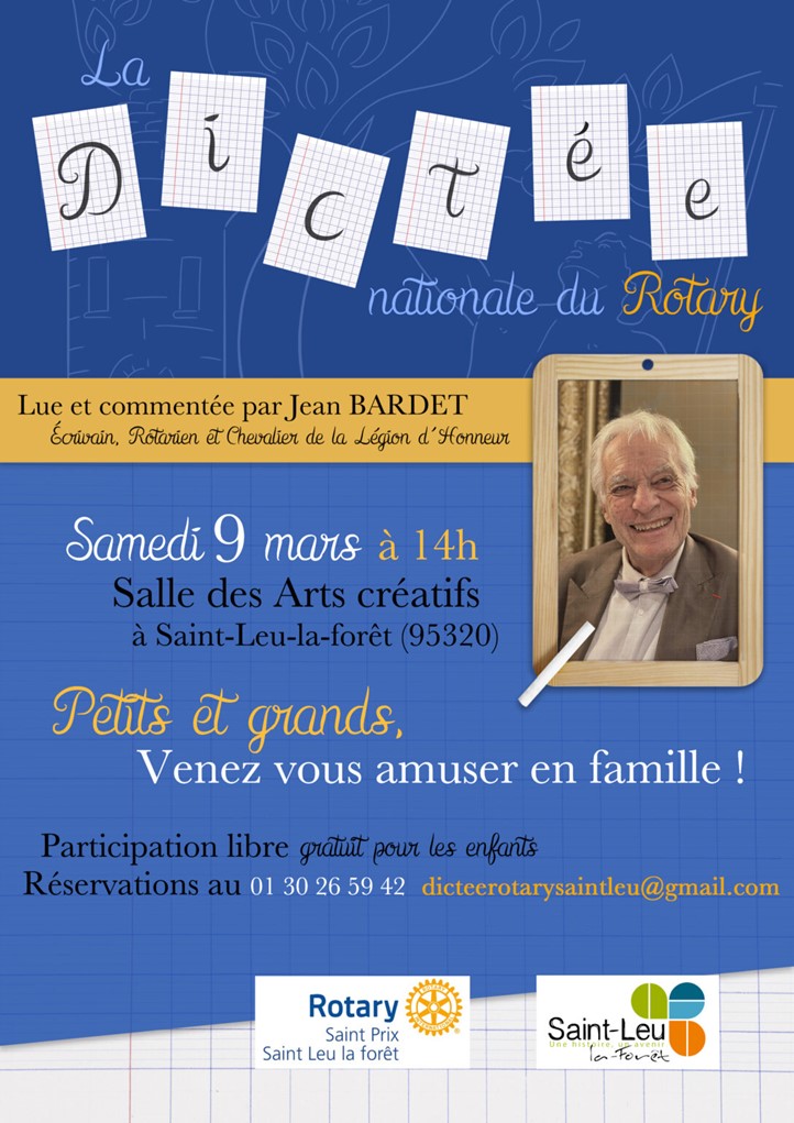 La dictée nationale du Rotary - 2024 - Saint-Leu