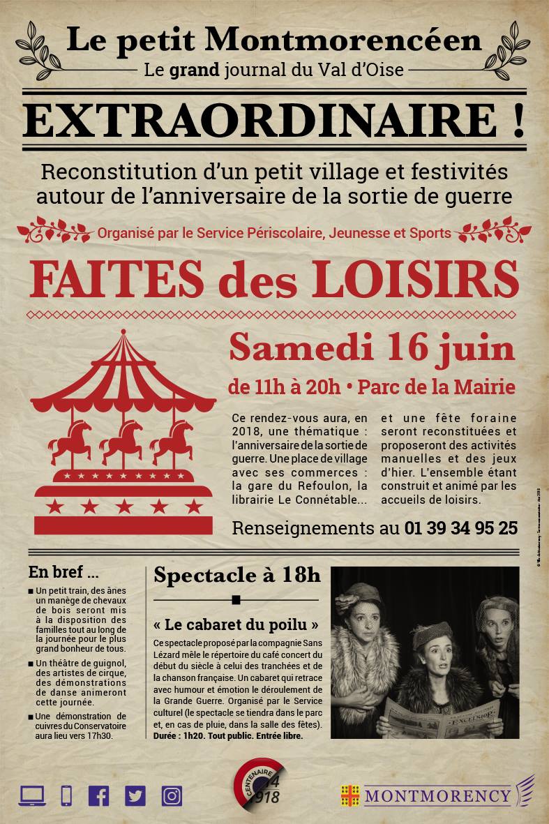 FAITES DES LOISIRS à Montmorency