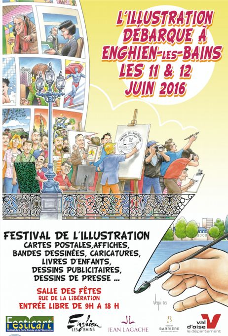 festival de l'illustration 2016 à Enghien