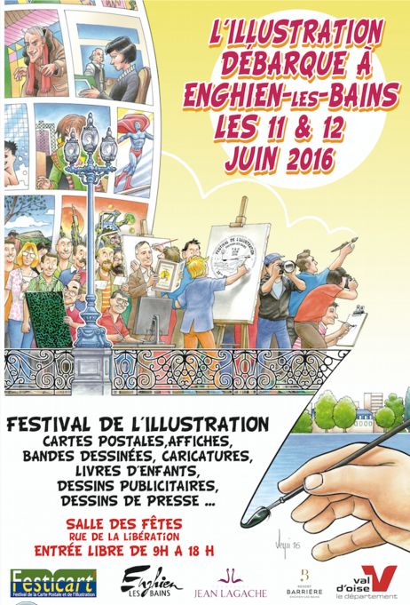 festival de l'illustration 2016 à Enghien