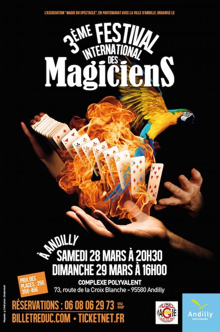 3e festival magiciens à andilly