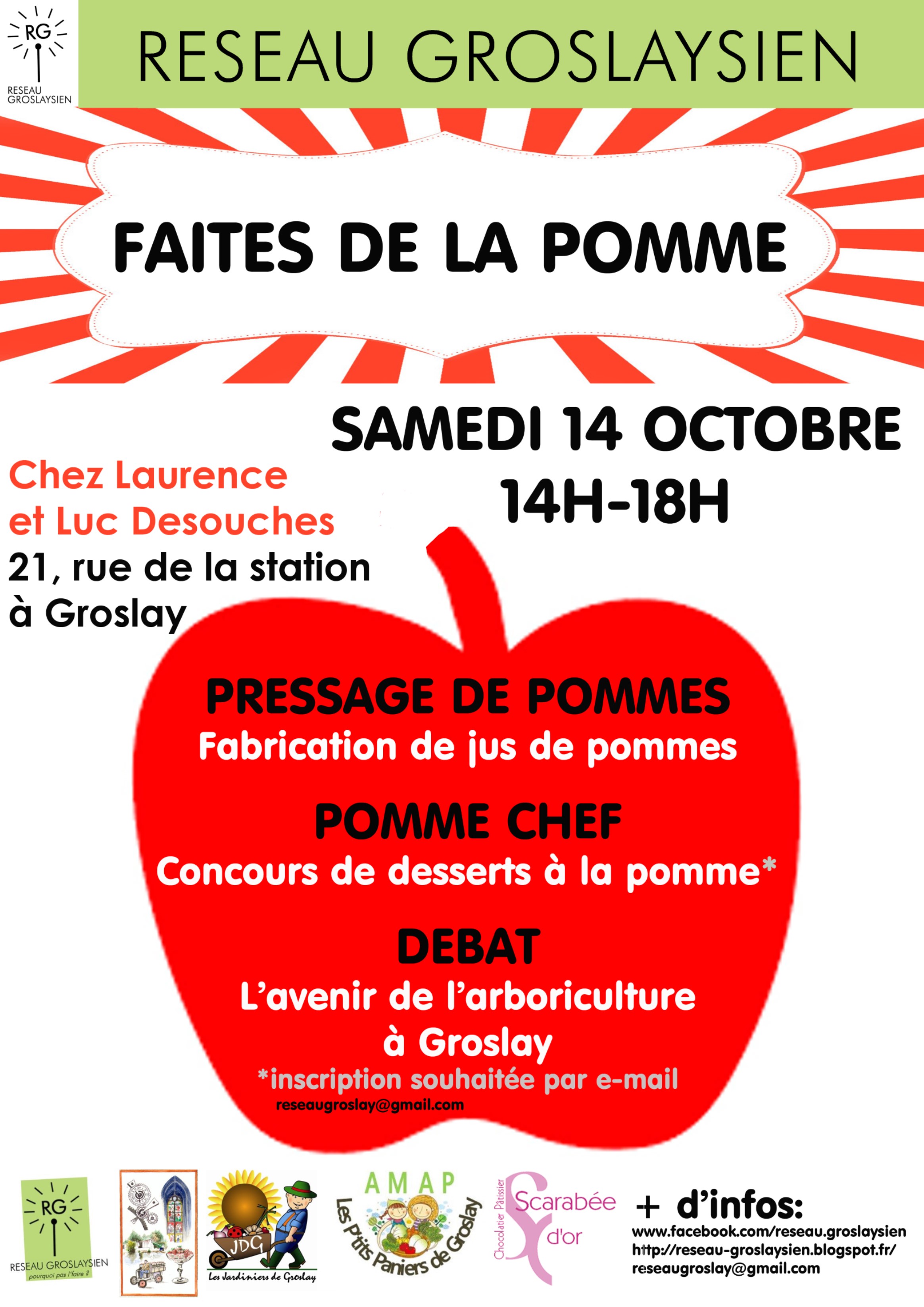 FAITES DE LA POMME à GROSLAY