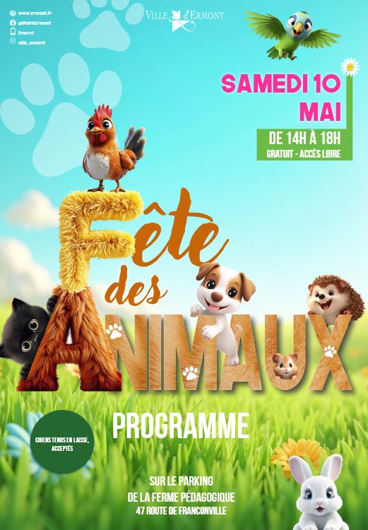 Fête des animaux - Ermont le 10 mai 2025