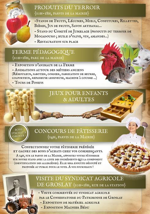 Fête des récoltes de Groslay - programme