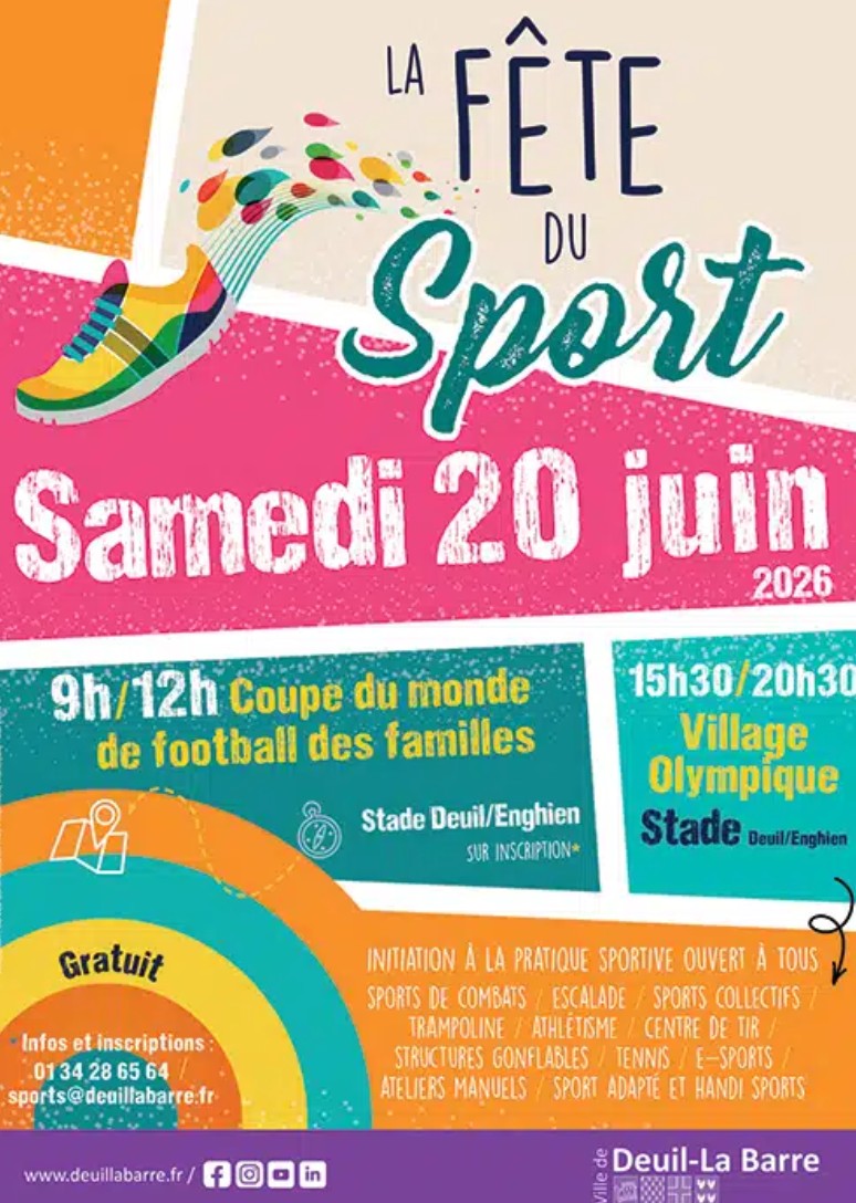 F&ecirc;te du sport Deuil-La Barre 2026