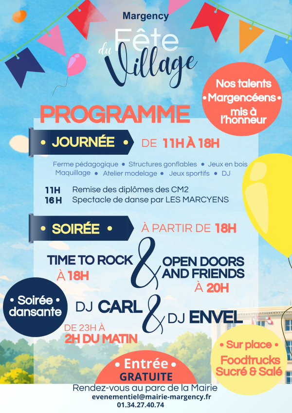 F&ecirc;te du village Margency - 2026