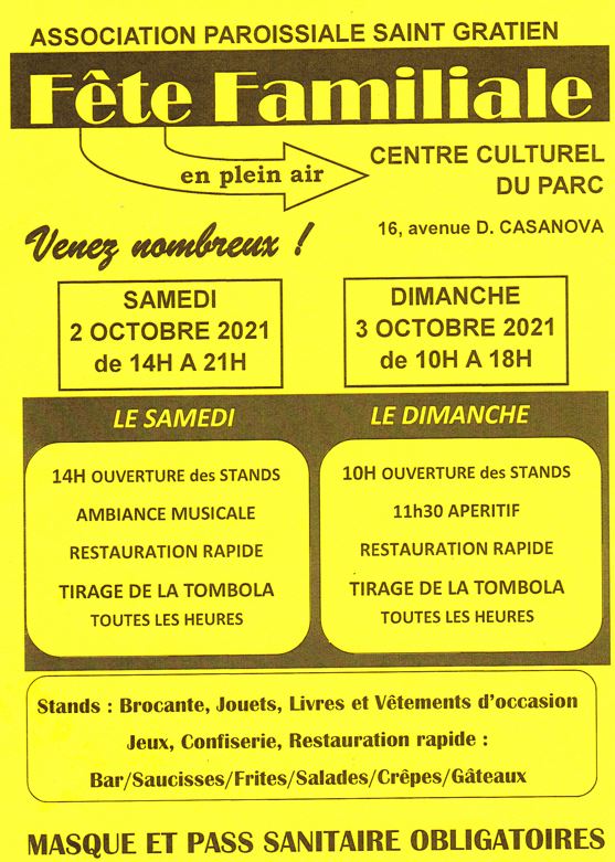 Fête familiale à Saint-Gratien - 2021