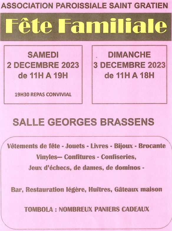Fête familiale Saint-Gratien 2023