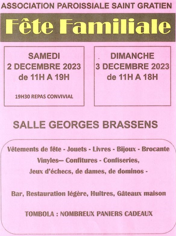 Fête familiale Saint-Gratien 2023