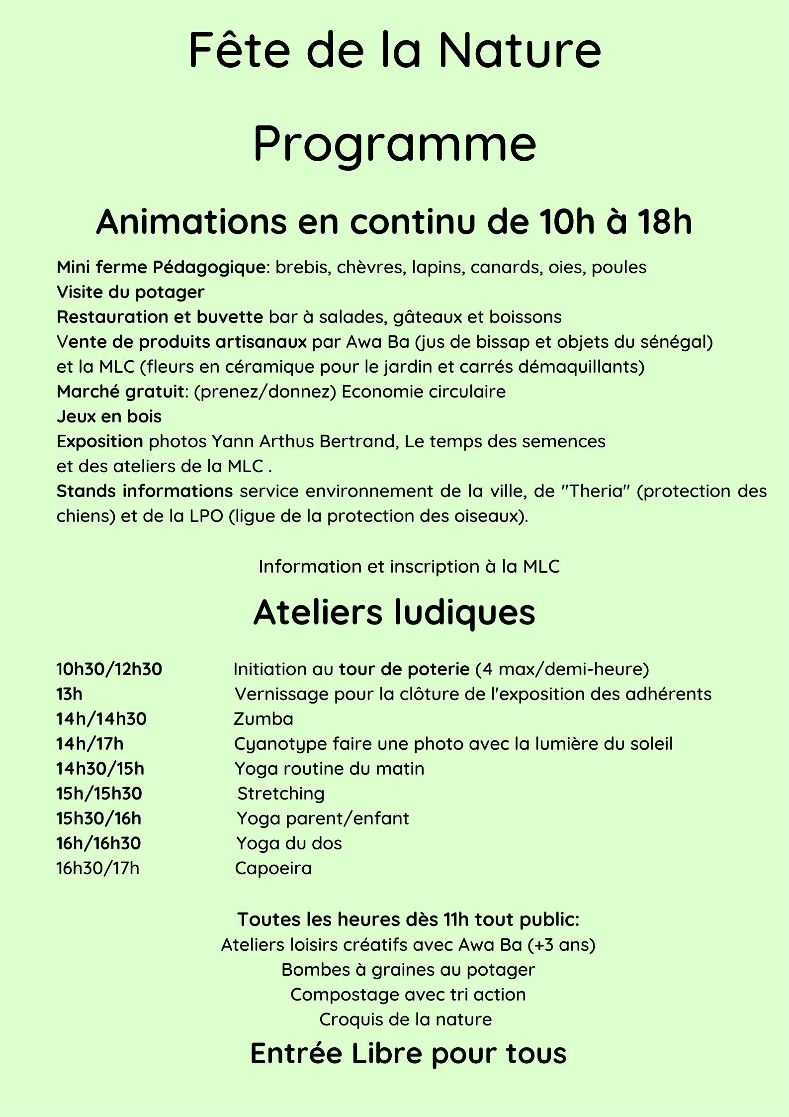 Fête de la nature - Taverny - 17 juin 2023