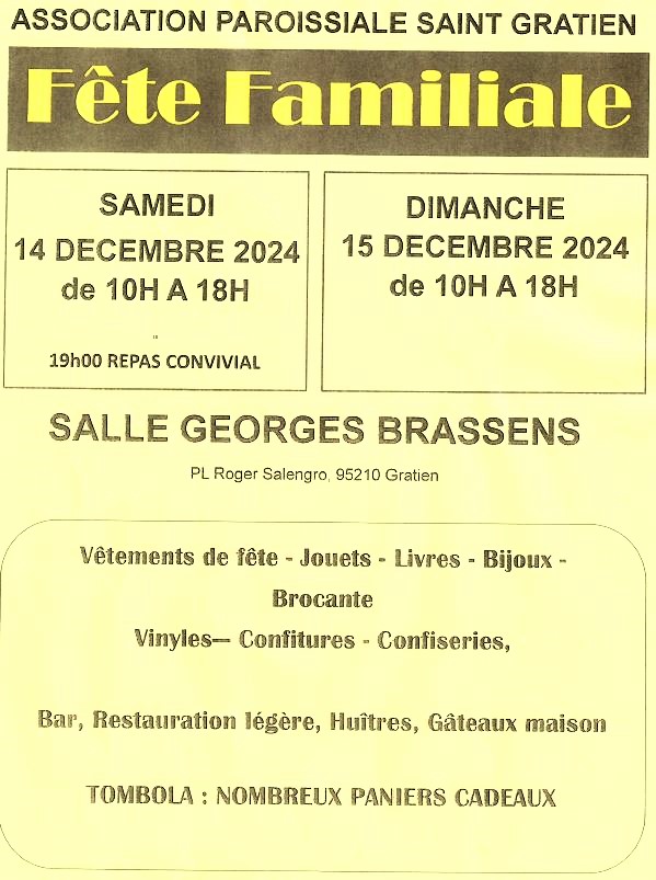 Fete familiale de Saint-Gratien - 2024