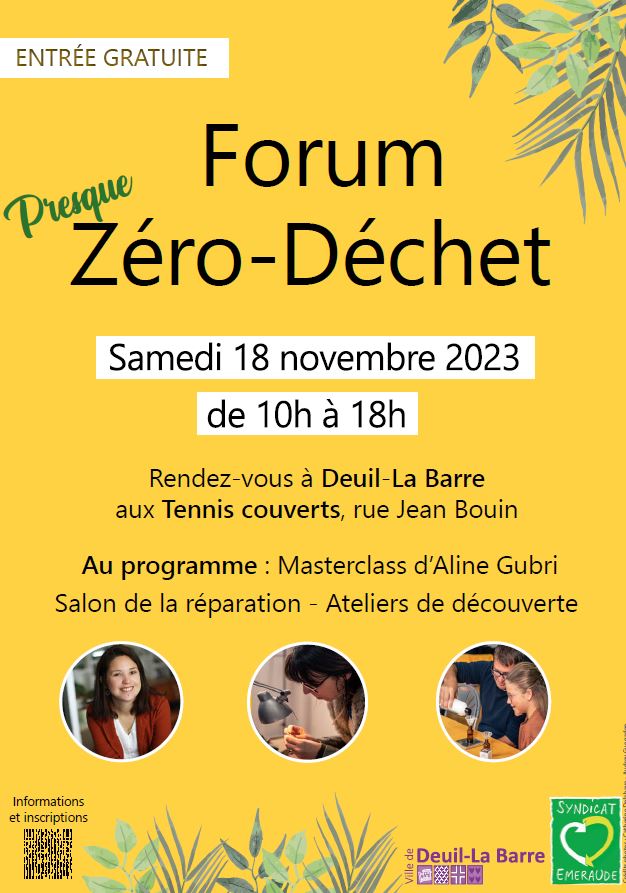 Forum Zero-dechet - Deuil-la-Barre le 18 novembre 2023