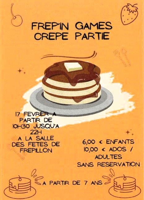 Crêpe partie - frep'in games - 2024