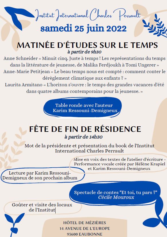 Programme 25 juin 2022