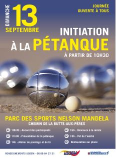 initiation à la pétanque - Montmorency