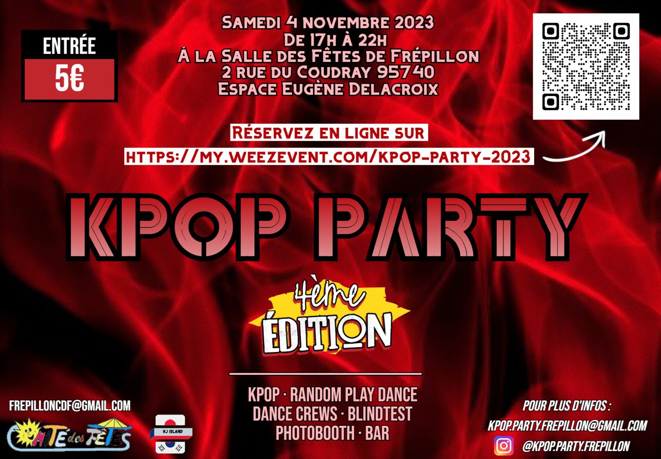 KPOP PARTY à Frépillon le 4 novembre 2023