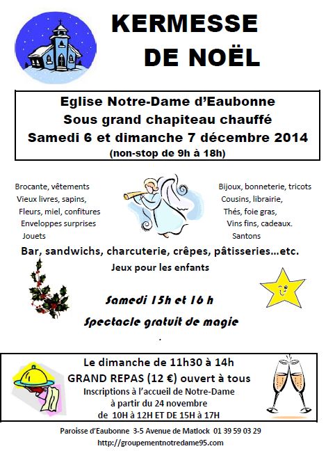 KERMESSE NOEL EAUBONNE 2014