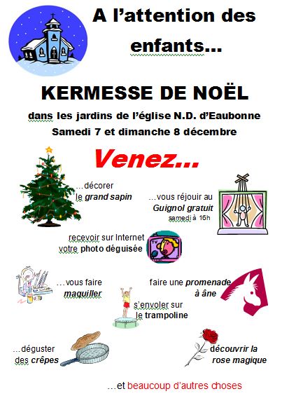 KERMESSE DE NOEL EAUBONNE