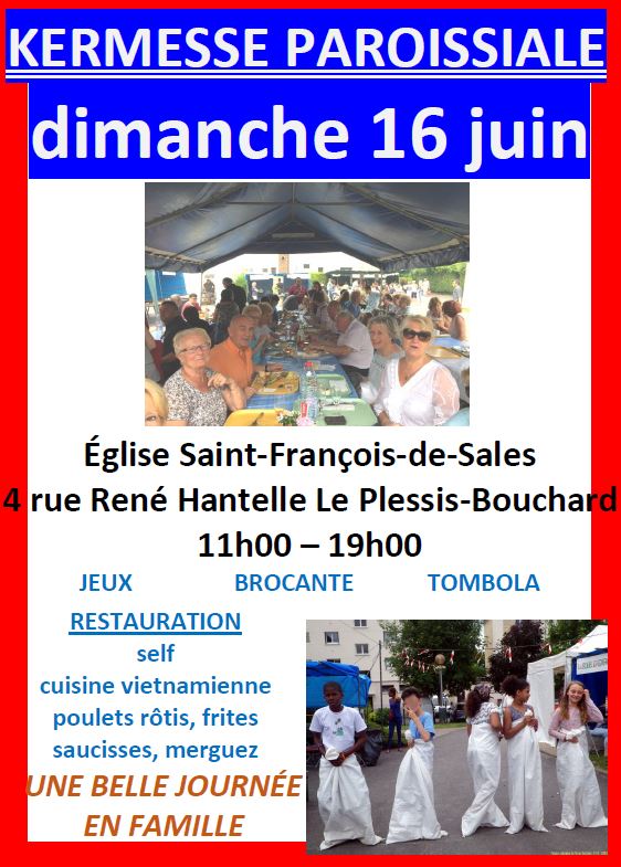 Kermesse du Plessis-Bouchard 16 juin 2019