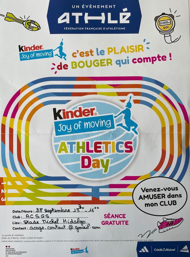 Kinder Joy Of Moving - 28 septembre 2024