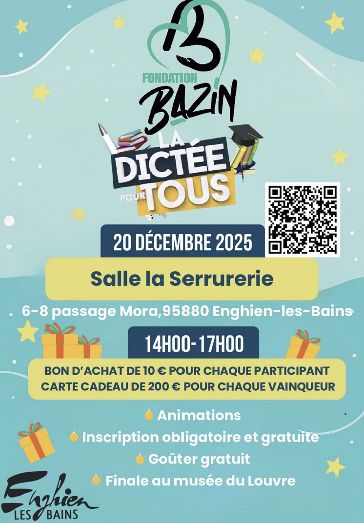 Dictée pour tous - Enghien - 20 décembre 2025