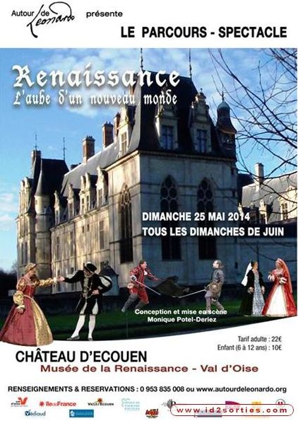 PARCOURS SPECTACLE au CHATEAU D'ECOUEN