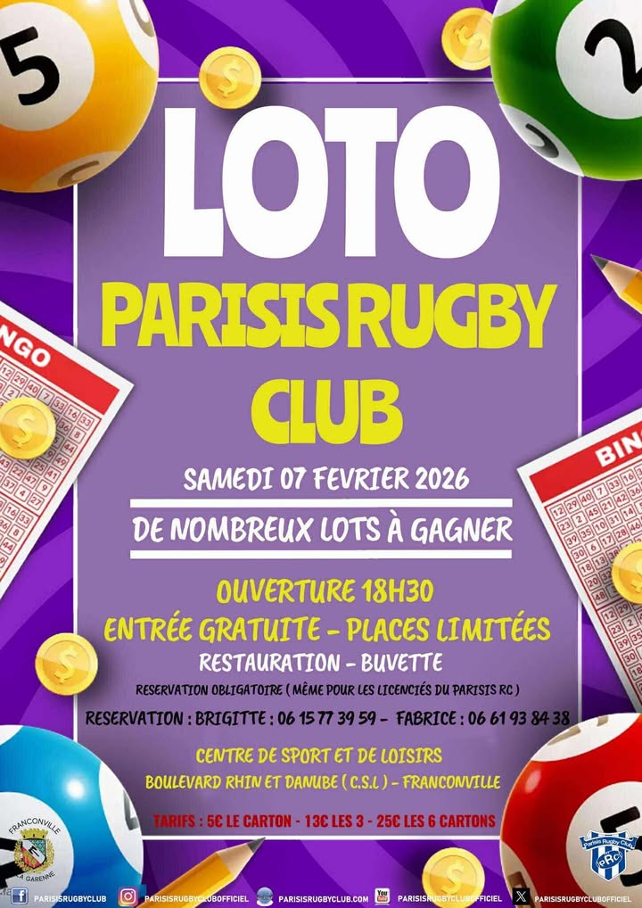 loto &agrave; Franconville 7 f&eacute;vrier 2026