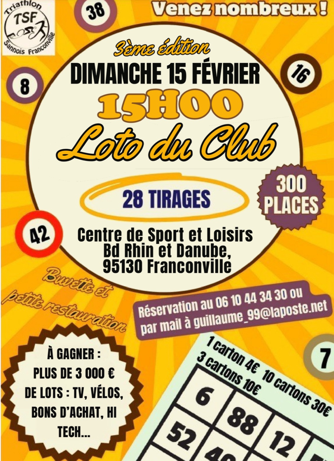 Loto &agrave; Franconville le 15 f&eacute;vrier 2026