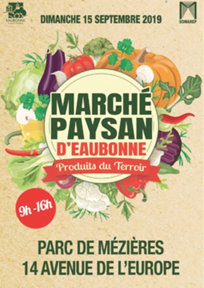 Marché paysan à eaubonne le 15 septembre 2019