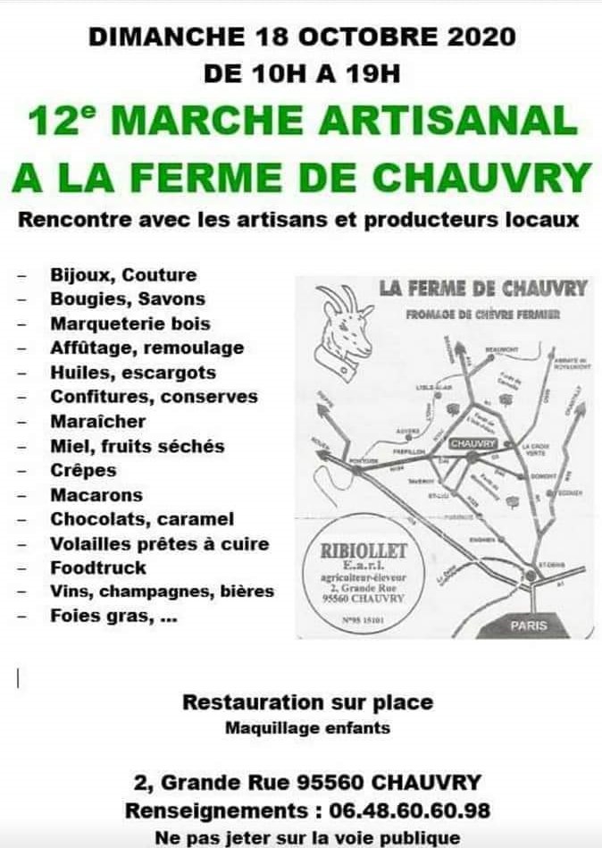 Marché artisanal Ferme de Chauvry 2020