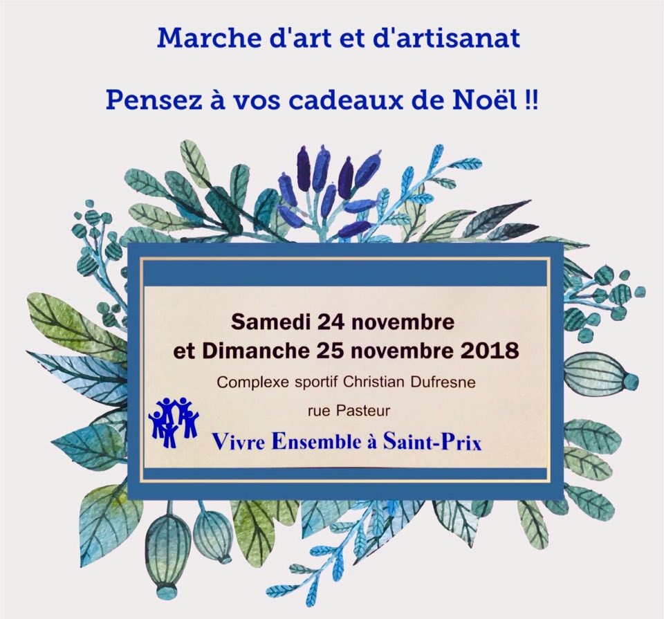 Marché d'art et d'artisanat - Saint-Prix 2018